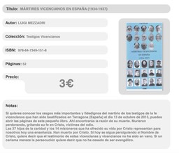 Mártires vicencianos en España - 1934-1937