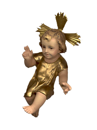 Niño Jesus vestido oro