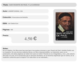 San Vicente de Paúl  la caridad copia